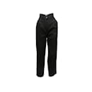 Vintage negro Chanel Boutique pantalones de lana tamaño US XS - Autre Marque