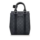 Schwarze Gucci Mini GG Supreme Tragetasche