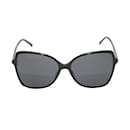 Schwarze übergroße Sonnenbrille von Jimmy Choo