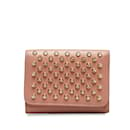 Portefeuille Christian Louboutin Marcorn Spike rose