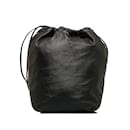 Black Saint Laurent Large Teddy Bucket Bag