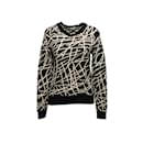 Black & White Dior Homme Wool Intarsia Sweater Size M - Christian Dior