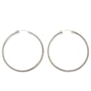 Silver Shinola Large Hoop Earrings - Autre Marque