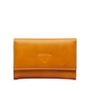 Brown Prada Leather Key Case