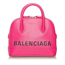Pink Balenciaga Ville XXS Satchel