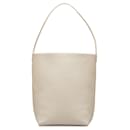 Beige The Row Medium N/S Leather Park Tote - The row