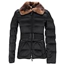 Burberry Quilted Down Jacket in Black Polyester