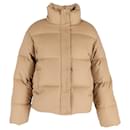 Joseph Carah Quilted Jacket in Beige Wool