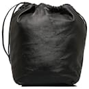 Saint Laurent Black Large Teddy Bucket Bag
