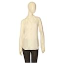 Dsquared2 White 100% Cotton Collared Button Down Front Shirt Top size 40