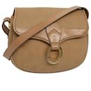 Christian Dior Trotter Borsa a tracolla in tela Beige Auth ep2445