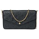 LOUIS VUITTON Felicie Bag in Black Leather - 101572 - Louis Vuitton