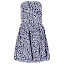 Tommy Hilfiger Womens Paisley Dress in Blue Cotton
