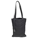 Saint Laurent Puffer-Einkaufstasche aus schwarzem Nylon