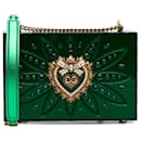 Dolce&Gabbana Sac à bandoulière Devotion en plexiglas vert - Dolce & Gabbana