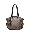 Louis Vuitton Damier Ebene Verona PM Canvas Shoulder Bag N41117 in guter Kondition