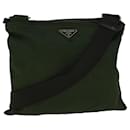 PRADA Shoulder Bag Nylon Khaki Auth 59960 - Prada