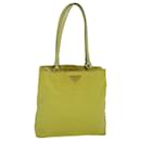 PRADA Tote Bag Nylon Yellow Auth 59961 - Prada