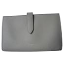 CELINE Large wallet in new grained calf leather - Céline