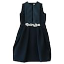 Dice Kayek black embellished dress