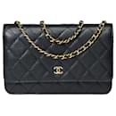 CHANEL Wallet on Chain Bag in Black Leather - 101580 - Chanel