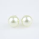 Tribales Faux Pearl Gold Plated Stud Earrings - Dior