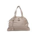 Taupe Yves Saint Laurent Small Muse Bag