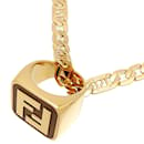 Logo Ring Chain Necklace - Fendi