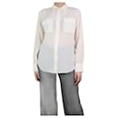 Cream silk pocket blouse - size M - Autre Marque