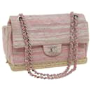 CHANEL Matelasse Chain Shoulder Bag Leather Pink CC Auth 59323A - Chanel