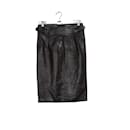 Leather skirt - Saint Laurent