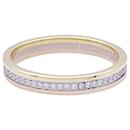 Cartier wedding ring “Vendôme Louis Cartier”, three golds and diamonds. - inconnue