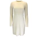 Chanel Ivory 2018 Long Sleeved Wool Knit Sweater Dress - Autre Marque