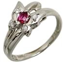 Platinum Ruby Diamond Ring - & Other Stories