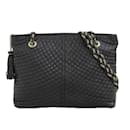 Bally Quilted Chain Shoulder Bag  Leather Shoulder Bag in Good condition