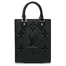 Louis Vuitton Black Monogram Empreinte Petit Sac Plat