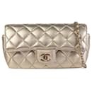 Chanel Gold Lambskin Classic Glasses Case on Chain