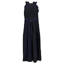 Tommy Hilfiger Womens Fitted Dress in Navy Blue Polyester