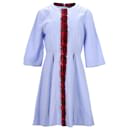 Womens Oxford Cotton Ruffle Dress - Tommy Hilfiger