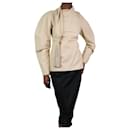 Cream leather top - size UK 4 - Bottega Veneta