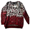 Maison Scotch leopard sweater size 38/40