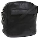 GUCCI Shoulder Bag Leather Black 337084 Auth bs10188 - Gucci