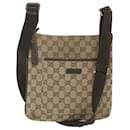 GUCCI GG Canvas Shoulder Bag Beige 122793 auth 59478 - Gucci