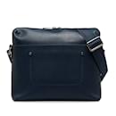 Blue Louis Vuitton Taiga Grigori PM Crossbody Bag