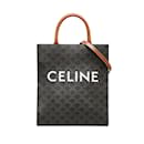 Petit sac cabas vertical Celine Triomphe marron - Céline
