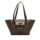 Louis Vuitton Damier Ebene Manosque PM Sacola de lona N51121 em boa condição