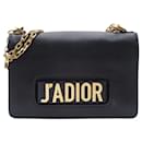 Schwarze mittelgroße JAdior-Kettentasche von Dior