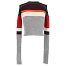 Isabel Marant Doyle Colorblock gestreifter Pullover aus mehrfarbiger Wolle