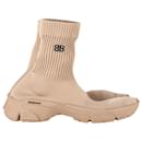 Balenciaga 3.0 Sockensneaker aus beigem Polyester
