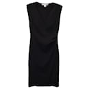 Diane Von Furstenberg Megan Kleid aus schwarzem Polyester